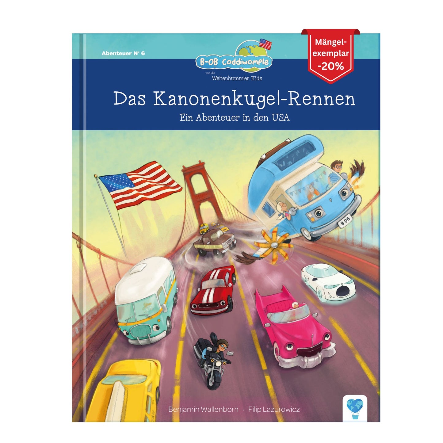 Mängelexemplar: Das Kanonenkugel-Rennen - Ein Abenteuer in den USA