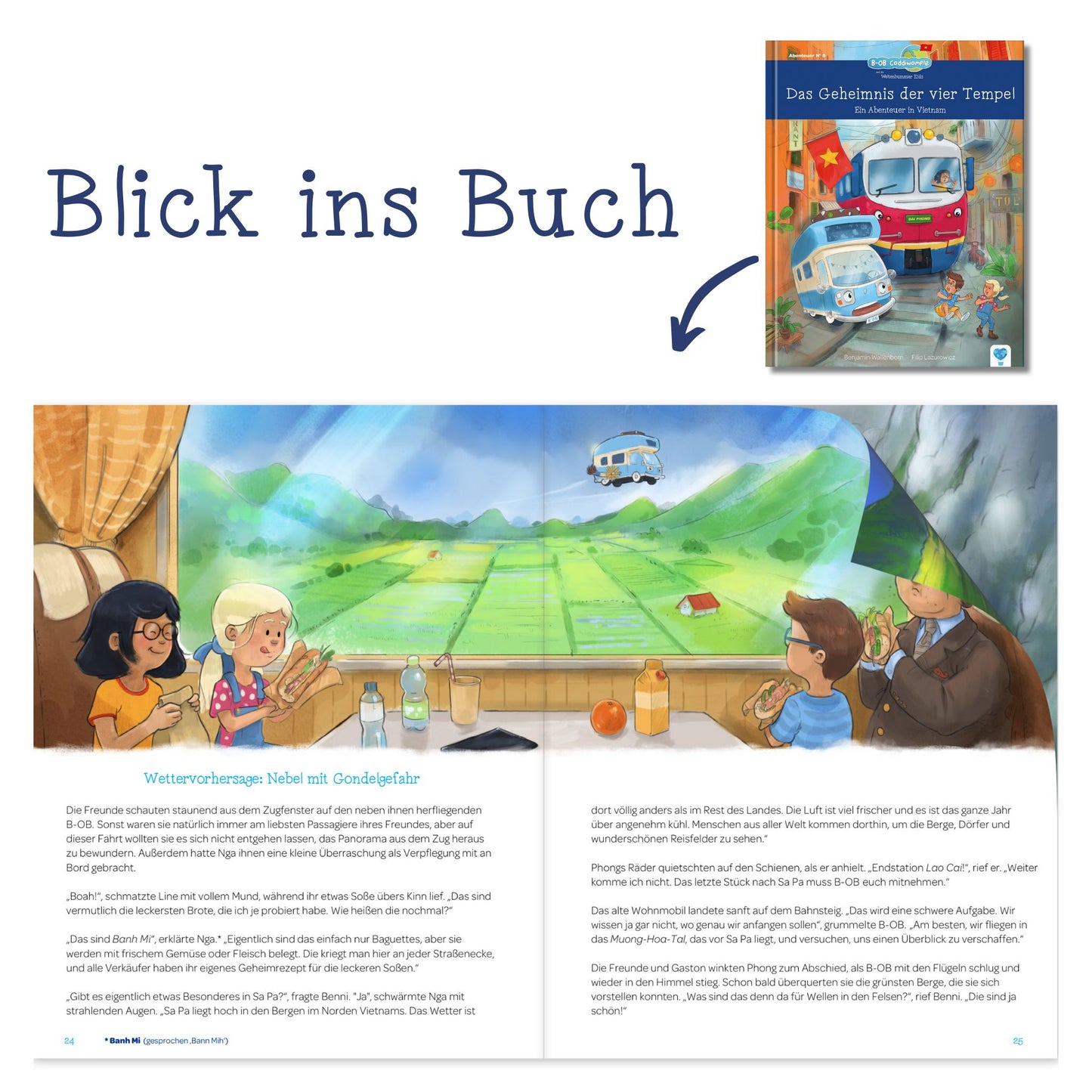 Das Geheimnis der vier Tempel - Ein Abenteuer in Vietnam 🇻🇳 | Vorlesebuch für Kinder ab 6 Jahren | Abenteuer & Lesespaß | Leseförderung mit Spaß | Weltreise mit BOB Coddiwomple und den Weltenbummler Kids | Geschichte über Selbstvertrauen
