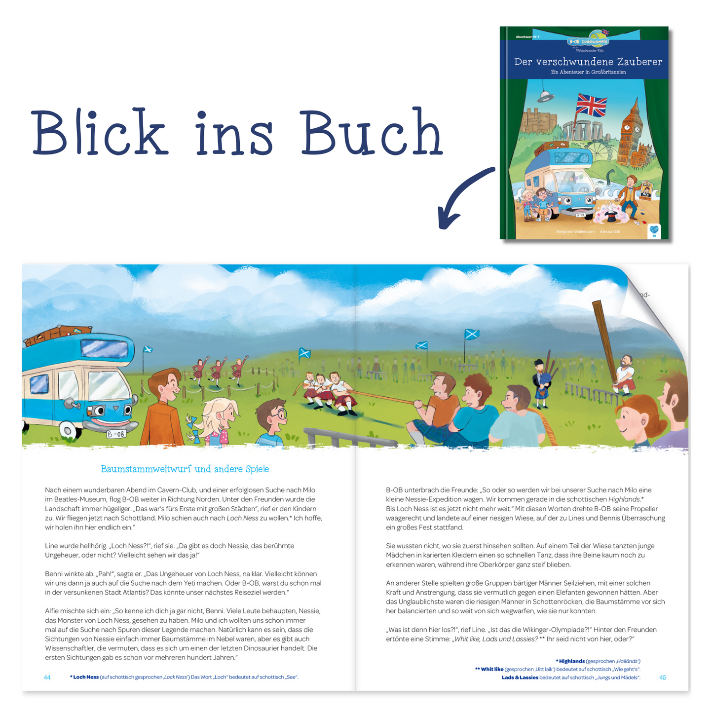 E-Book zu Band 7: Der verschwundene Zauberer - Ein Abenteuer in Großbritannien