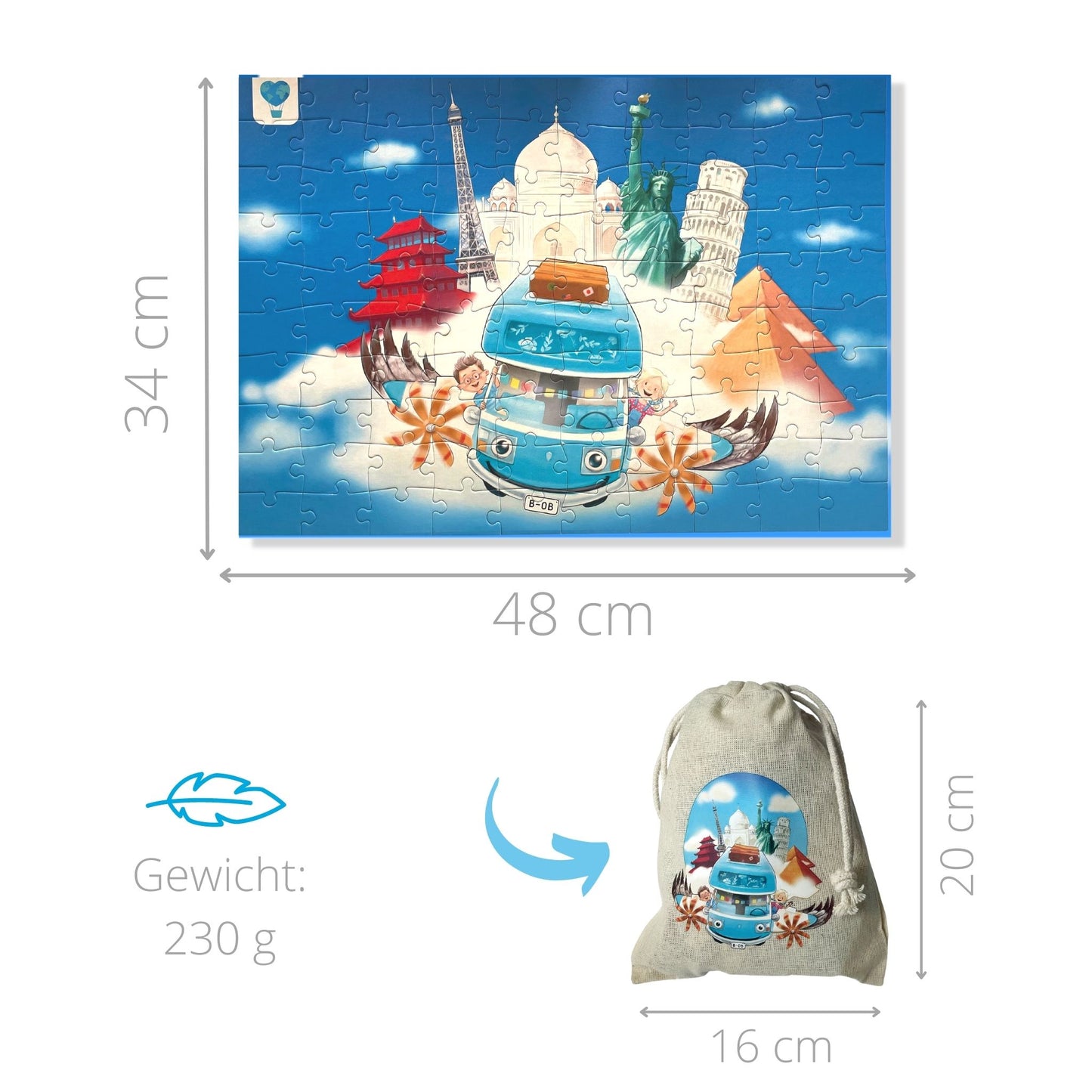 Black Week - Reise-Puzzle