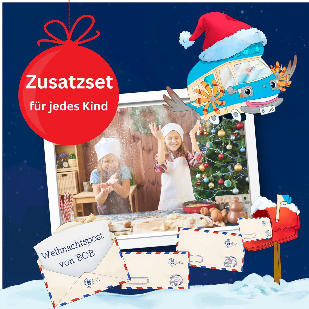 ZUSATZSET - Weihnachtspost von BOB