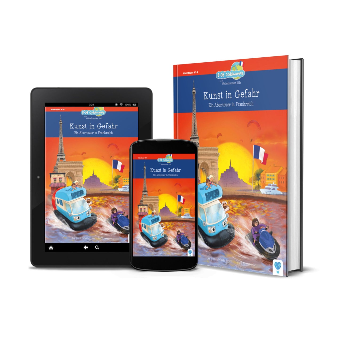 E-Book zu Band 4: Kunst in Gefahr - Ein Abenteuer in Frankreich