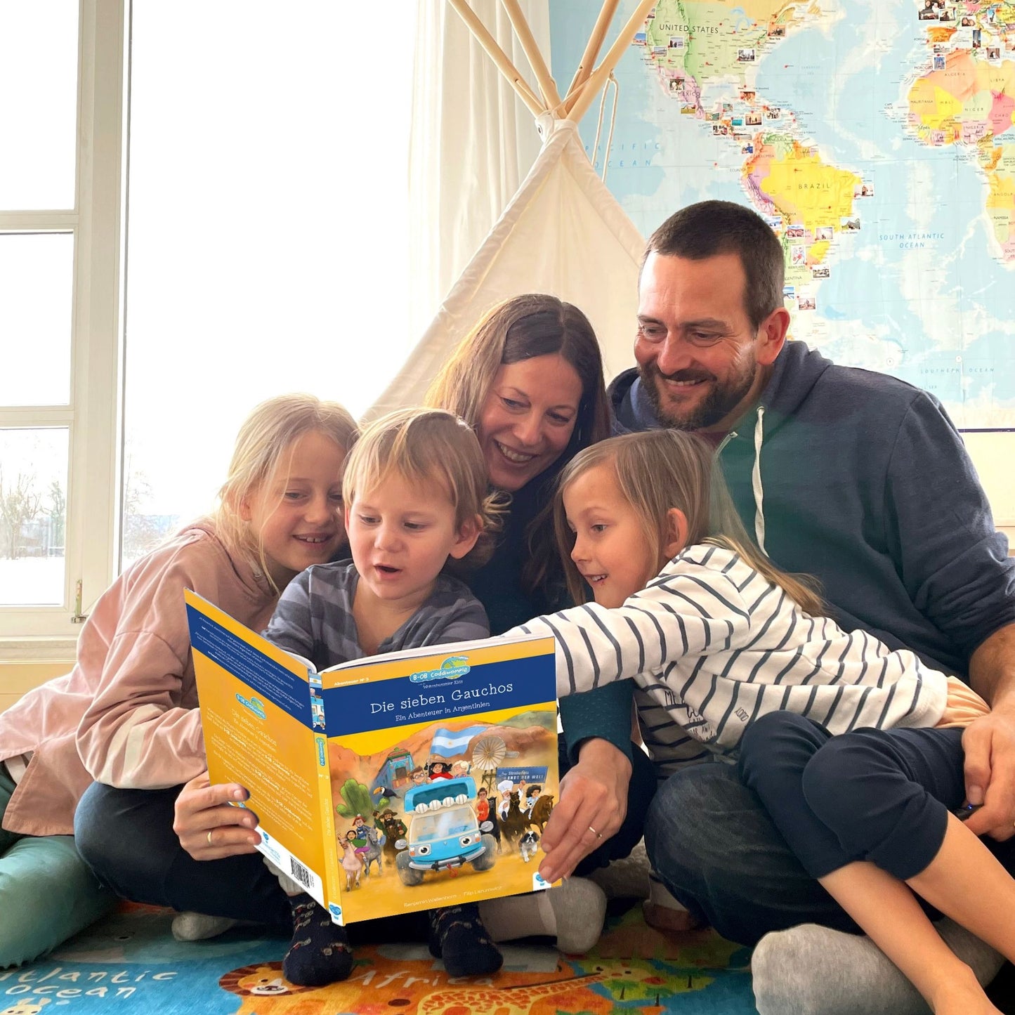 Die sieben Gauchos - Ein Abenteuer in Argentinien 🇦🇷 | Vorlesebuch für Kinder ab 6 Jahren | Abenteuer & Lesespaß | Leseförderung mit Spaß | Weltreise mit BOB Coddiwomple und den Weltenbummler Kids | Geschichte über Freundschaft & Zusammenhalt