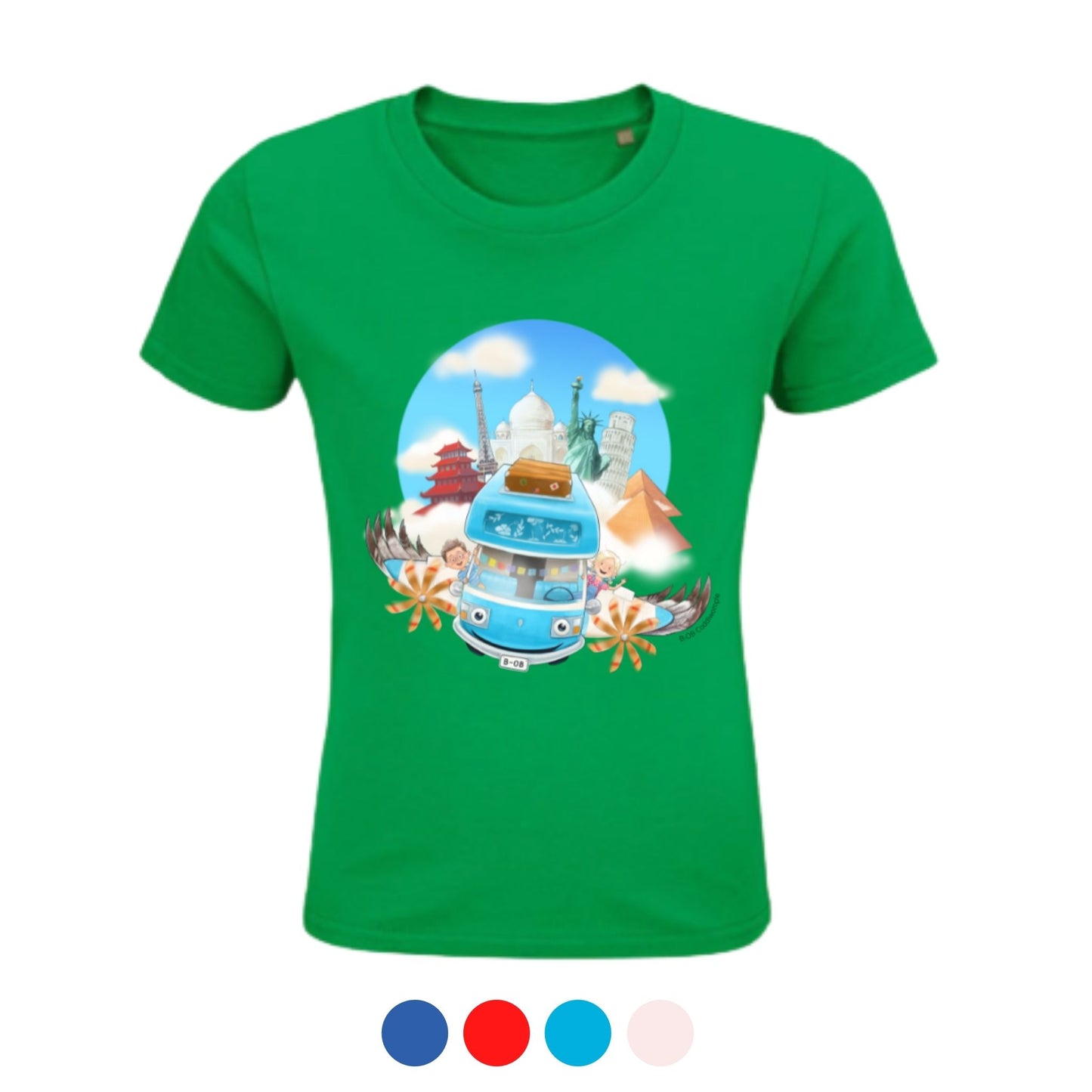 B-OB Coddiwomple T-Shirt | für Kinder | aus Bio-Baumwolle | mit WELTREISE Motiv