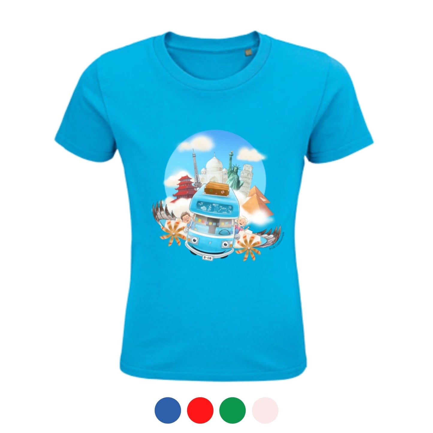 B-OB Coddiwomple T-Shirt | für Kinder | aus Bio-Baumwolle | mit WELTREISE Motiv