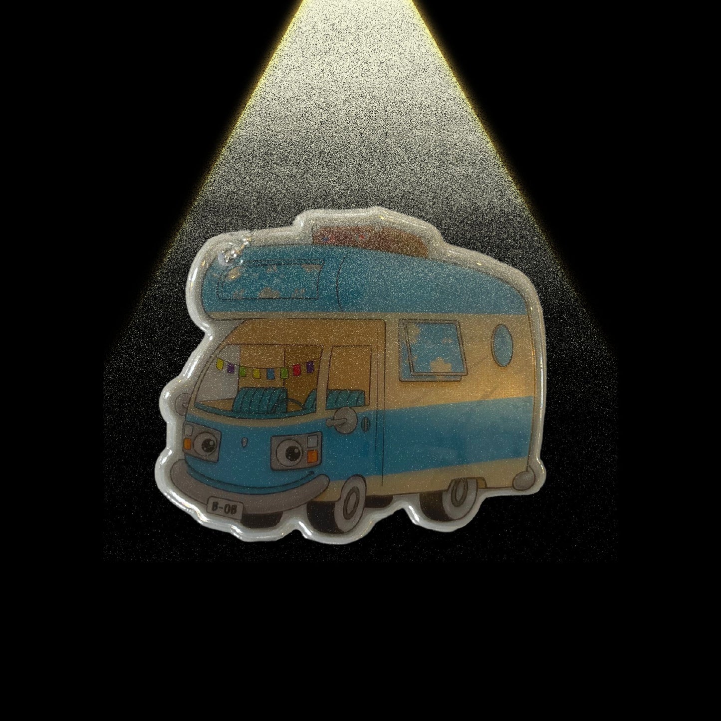 B-OB Coddiwomple Reflektor | sichtbar im Dunkeln | mit Kette