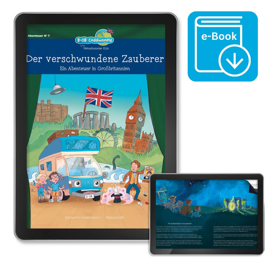 E-Book zu Band 7: Der verschwundene Zauberer - Ein Abenteuer in Großbritannien