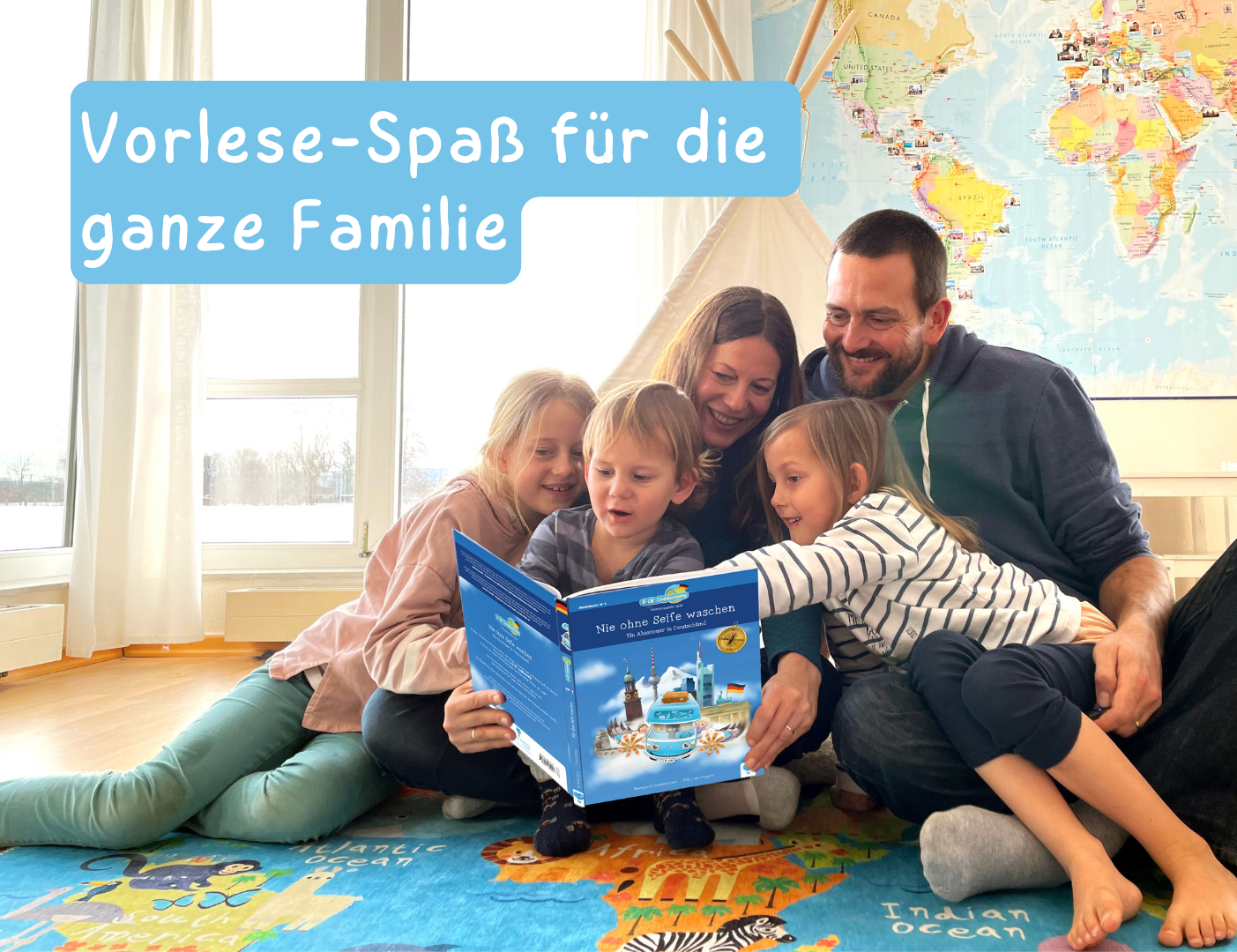 Nie ohne Seife waschen - Ein Abenteuer in Deutschland 🇩🇪 | Vorlesebuch für Kinder ab 6 Jahren | Abenteuer & Lesespaß | Leseförderung mit Spaß | Weltreise mit BOB Coddiwomple und den Weltenbummler Kids | Geschichte über Freundschaft