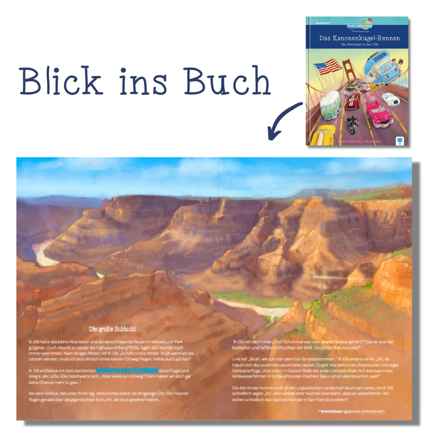 Das Kanonenkugel Rennen - Ein Abenteuer in den USA 🇺🇸 | Vorlesebuch für Kinder ab 6 Jahren | Abenteuer & Lesespaß | Leseförderung mit Spaß | Weltreise mit BOB Coddiwomple und den Weltenbummler Kids | Geschichte über Träume & Inklusion
