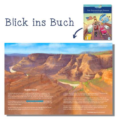 Das Kanonenkugel Rennen - Ein Abenteuer in den USA 🇺🇸 | Vorlesebuch für Kinder ab 6 Jahren | Abenteuer & Lesespaß | Leseförderung mit Spaß | Weltreise mit BOB Coddiwomple und den Weltenbummler Kids | Geschichte über Träume & Inklusion