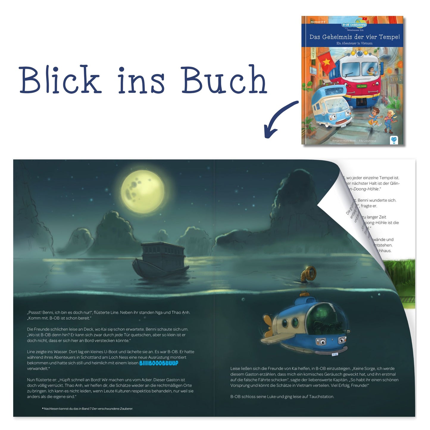E-Book zu Band 8: Das Geheimnis der vier Tempel - Ein Abenteuer in Vietnam