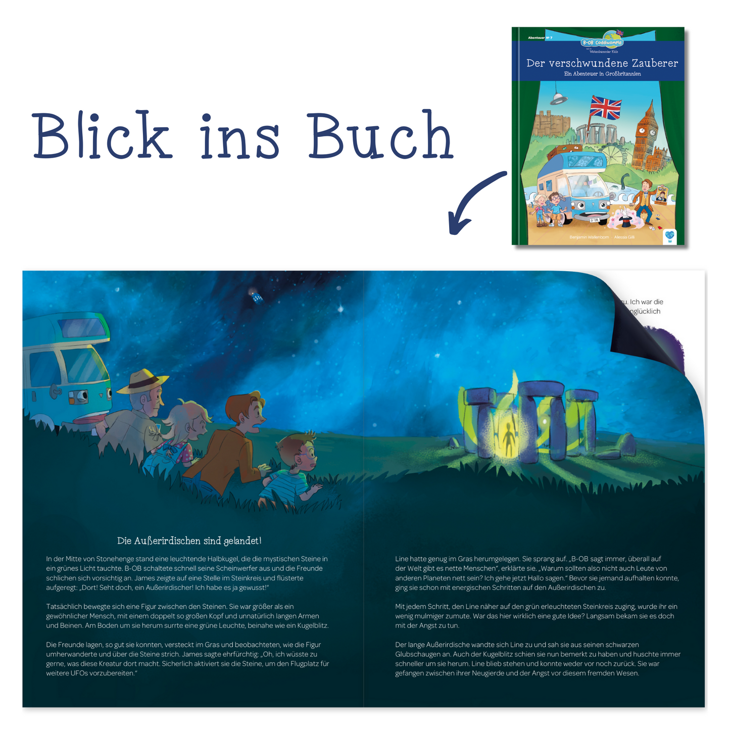 E-Book zu Band 7: Der verschwundene Zauberer - Ein Abenteuer in Großbritannien