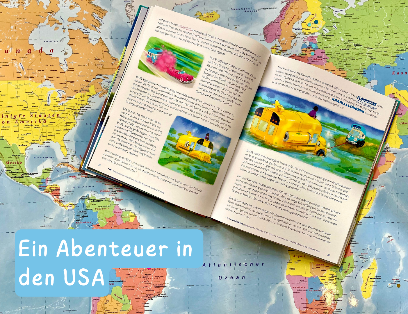 Das Kanonenkugel Rennen - Ein Abenteuer in den USA 🇺🇸 | Vorlesebuch für Kinder ab 6 Jahren | Abenteuer & Lesespaß | Leseförderung mit Spaß | Weltreise mit BOB Coddiwomple und den Weltenbummler Kids | Geschichte über Träume & Inklusion