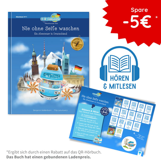 Hören & Mitlesen - Nie ohne Seife waschen 🇩🇪