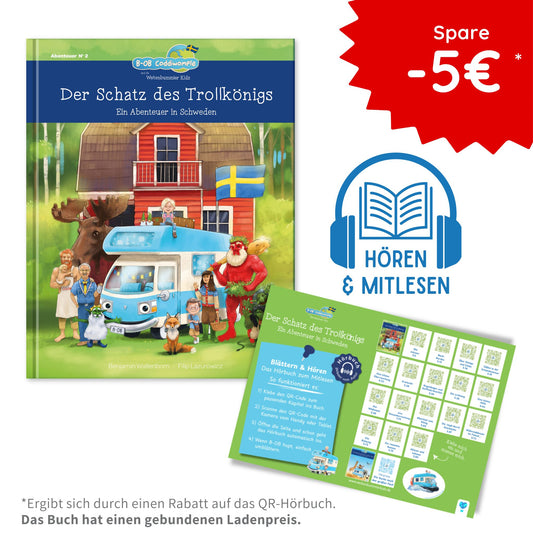 Hören & Mitlesen - Der Schatz des Trollkönigs 🇸🇪