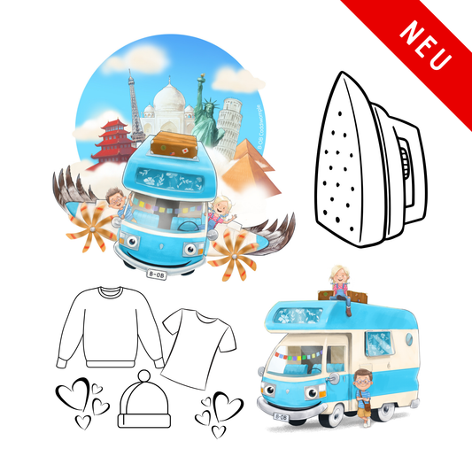 BOB-Bügelbild | für Lieblingskleidungsstücke | 100% made in Germany