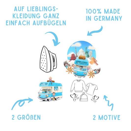 BOB-Bügelbild | für Lieblingskleidungsstücke | 100% made in Germany