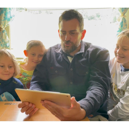 Hörbuch + E-Book "Nie ohne Seife waschen - ein Abenteuer in Deutschland" | ideal für Camper-Familien