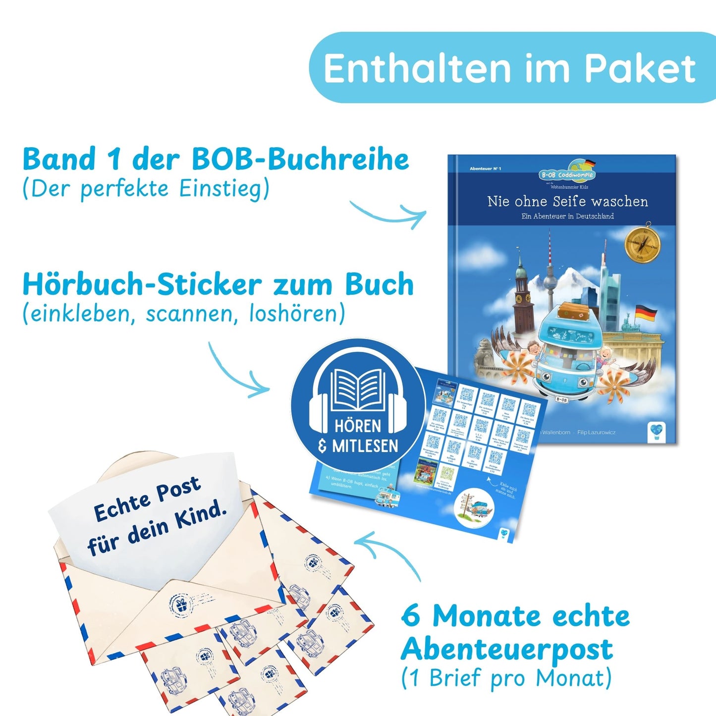 BOBs Abenteuerpost – Das Komplettpaket (6 Monate)