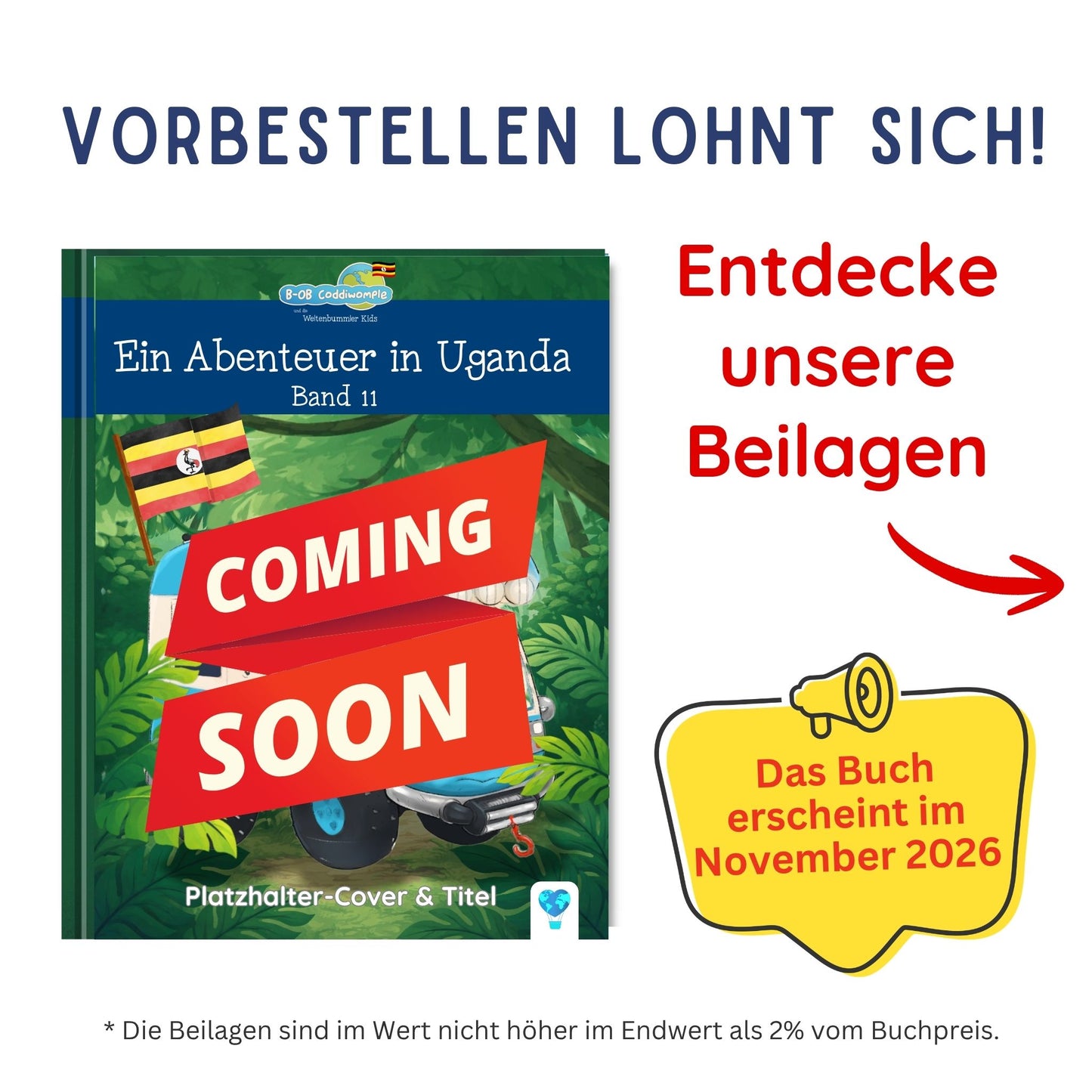 VORBESTELLUNG: Ein Abenteuer in Uganda
