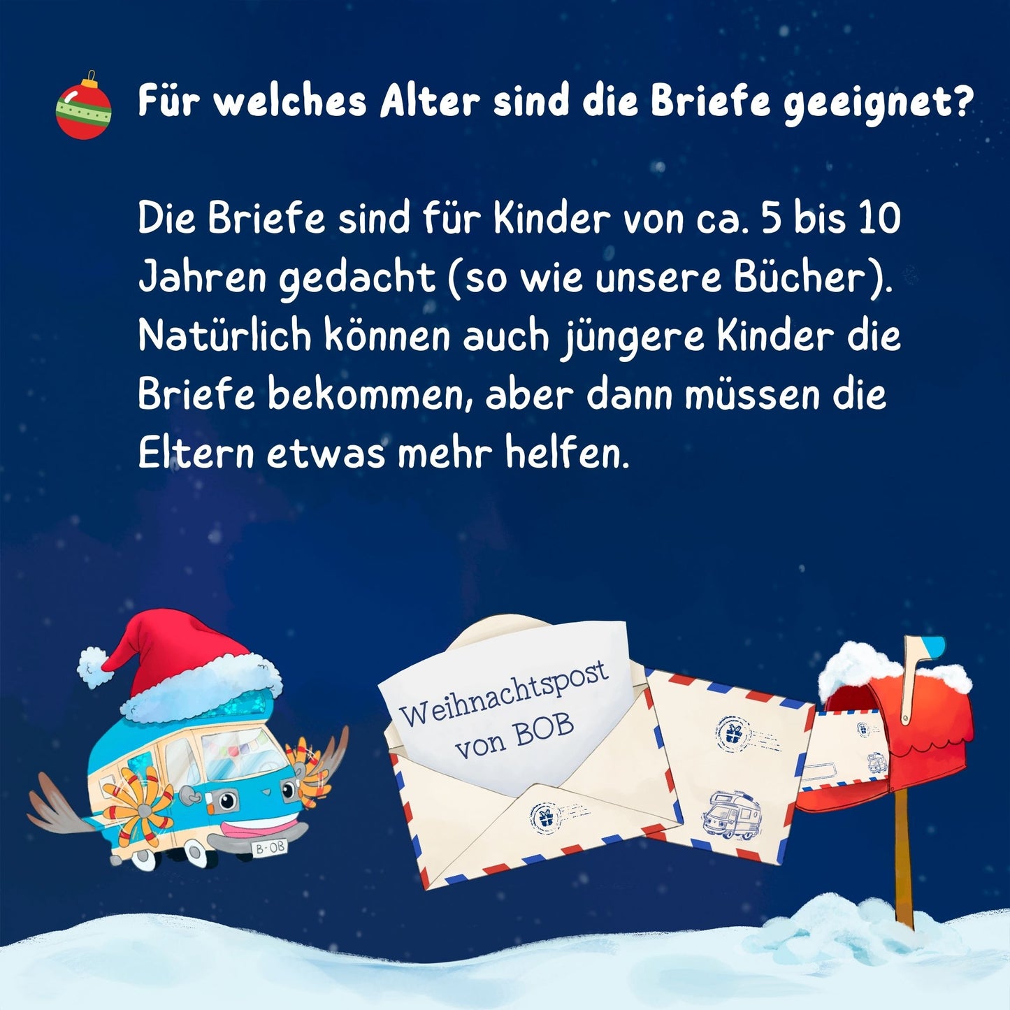 Weihnachtspost von BOB