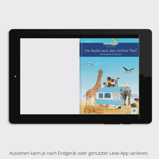 E-Book zu Band 5: Die Suche nach den großen Fünf - Ein Abenteuer in Botswana
