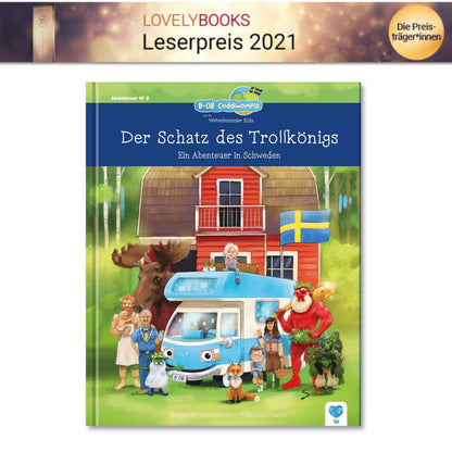 Der Schatz des Trollkönigs - Ein Abenteuer in Schweden 🇸🇪 | Vorlesebuch für Kinder ab 6 Jahren | Abenteuer & Lesespaß | Leseförderung mit Spaß | Weltreise mit BOB Coddiwomple und den Weltenbummler Kids | Geschichte über Mut & Zusammenhalt