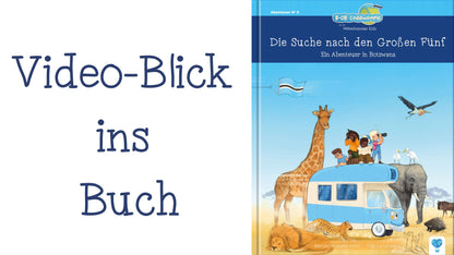 Die Suche nach den Großen Fünf - Ein Abenteuer in Botswana 🇧🇼 | Vorlesebuch für Kinder ab 6 Jahren | Abenteuer & Lesespaß | Leseförderung mit Spaß | Weltreise mit BOB Coddiwomple und den Weltenbummler Kids | Geschichte über Tiere & Natur