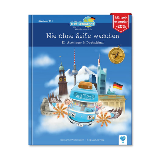 Rabattpreis: Nie ohne Seife waschen - Ein Abenteuer in Deutschland
