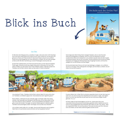 Die Suche nach den Großen Fünf - Ein Abenteuer in Botswana 🇧🇼 | Vorlesebuch für Kinder ab 6 Jahren | Abenteuer & Lesespaß | Leseförderung mit Spaß | Weltreise mit BOB Coddiwomple und den Weltenbummler Kids | Geschichte über Tiere & Natur