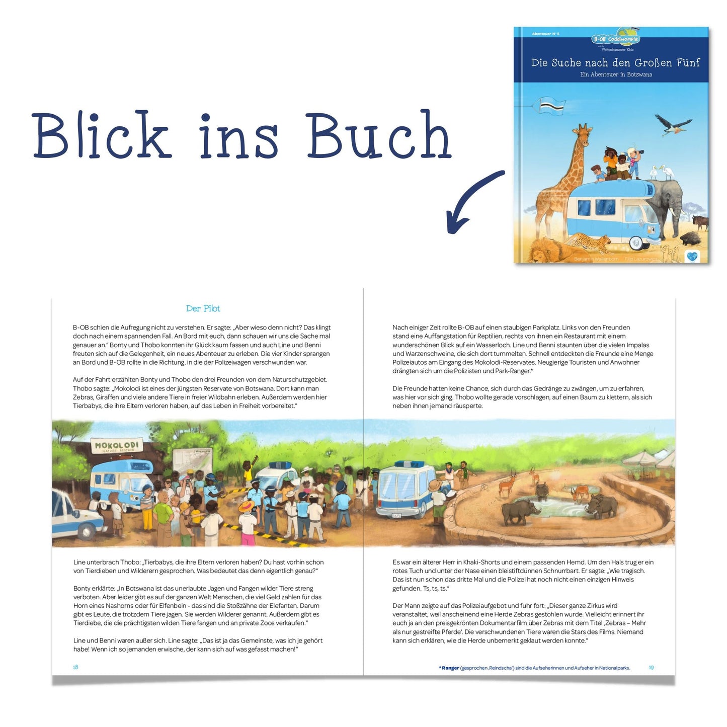 E-Book zu Band 5: Die Suche nach den großen Fünf - Ein Abenteuer in Botswana