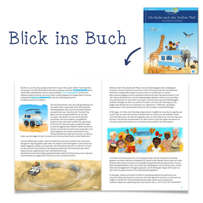Die Suche nach den Großen Fünf - Ein Abenteuer in Botswana 🇧🇼 | Vorlesebuch für Kinder ab 6 Jahren | Abenteuer & Lesespaß | Leseförderung mit Spaß | Weltreise mit BOB Coddiwomple und den Weltenbummler Kids | Geschichte über Tiere & Natur