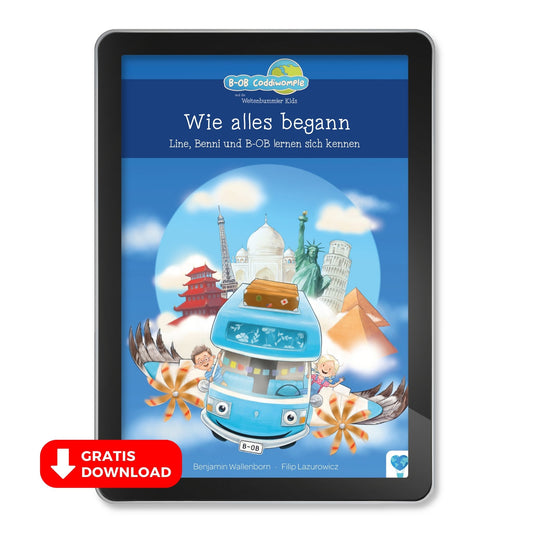 GRATIS E-Book | Wie sich Line, Benni und B-OB kennenlernten