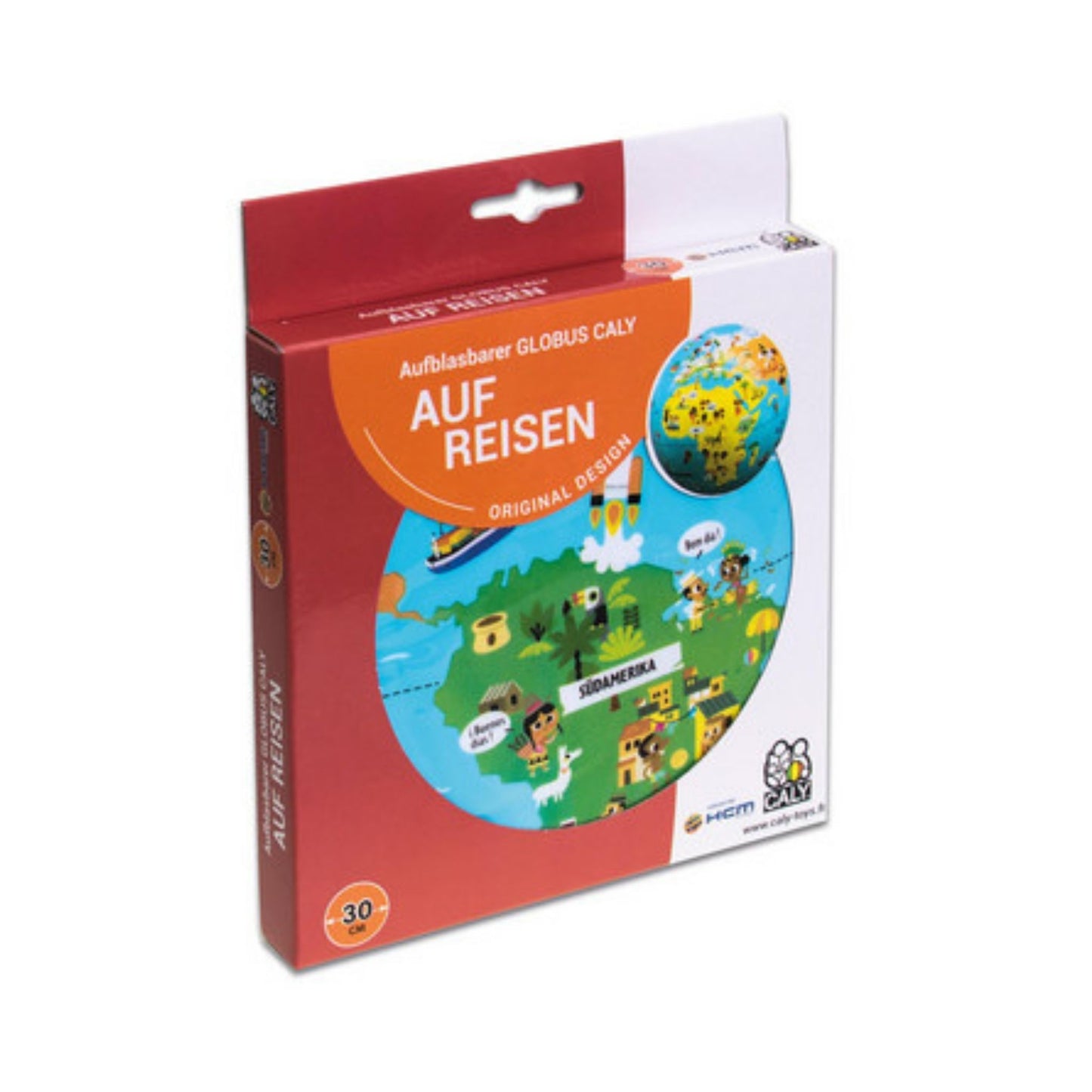 aufblasbarer Globus für Kinder  I leicht und platzsparend