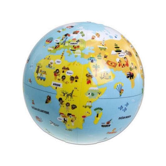 aufblasbarer Globus für Kinder I leicht und platzsparend